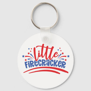 Firecracker 4th July  Keychain