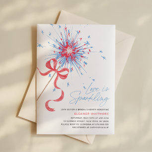 Firecracker 4th of July Bridal Shower Invitation