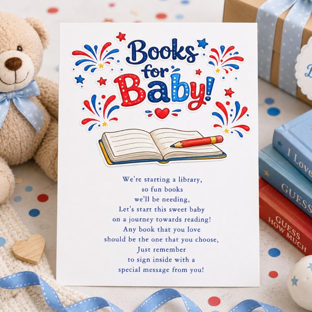 Firecracker Books for Baby Card (Creator Uploaded)