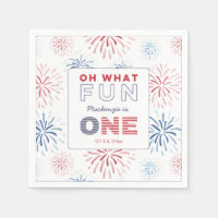 Firecracker Fun To Be One 1st Birthday Party