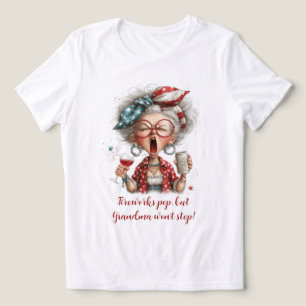Firecracker Grandma Humour Design – Bold Patriotic Tri-Blend Shirt