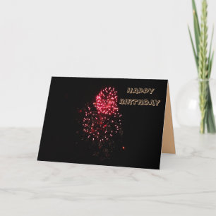 FIRECRACKER, HAPPY BIRTHDAY card