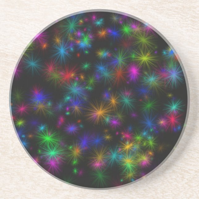 Firecrackin Sandstone Coaster (Front)