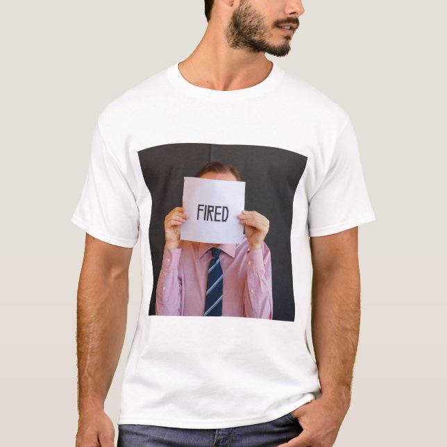 FIRED MAN ON Men's Basic T-Shirt (Front)