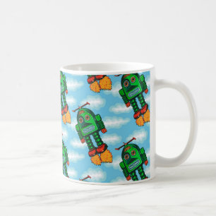 "Fired Up" Robot Mug