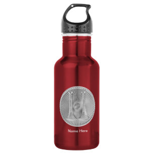 Firefighter 2 Bugle Silver Captain Medallion 532 Ml Water Bottle