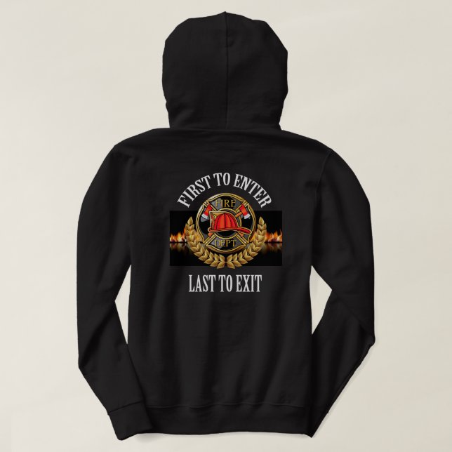 Firefighter 2 See Both Sides Hoodie (Design Back)