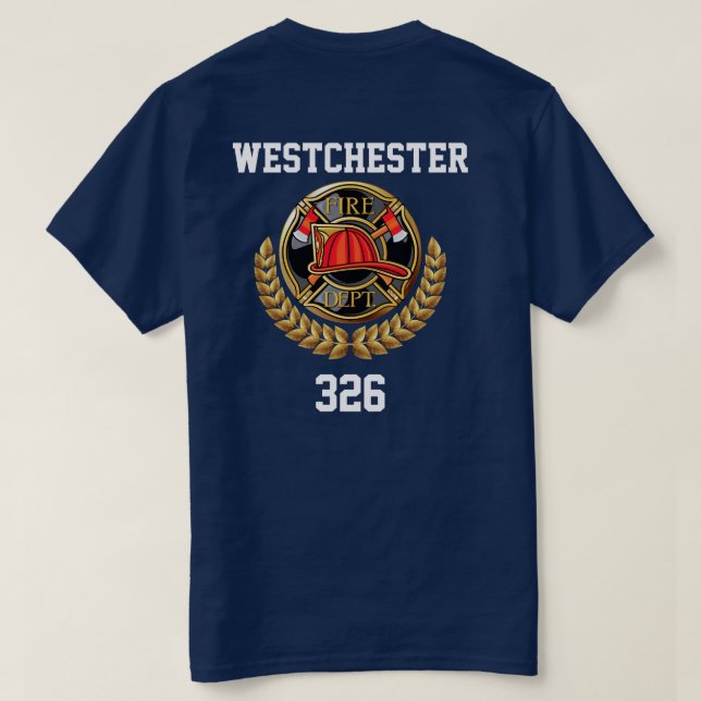 Firefighter 4 See Both Sides T-Shirt (Design Back)