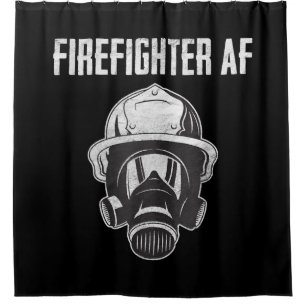 Firefighter AF Gas Mask Funny Firefighter