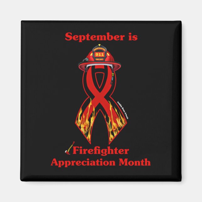 Firefighter Appreciation Month Magnet (Front)