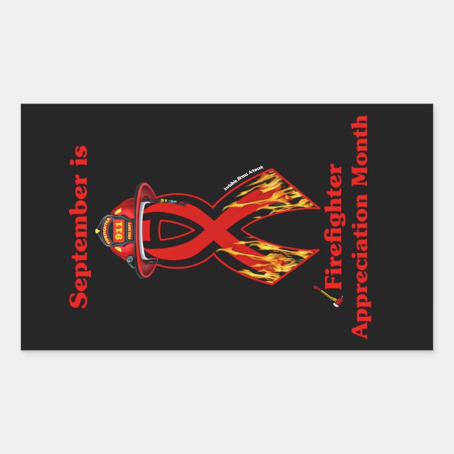 Firefighter Appreciation Month Sticker (Front)