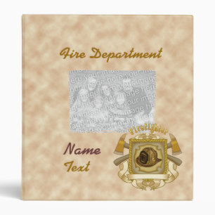 Firefighter Axe Shield Binder