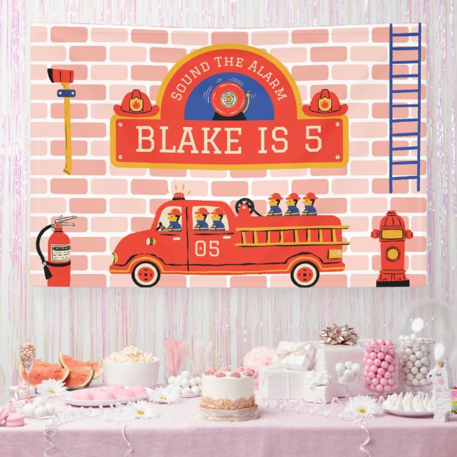 Firefighter Banner (Party)