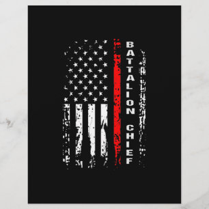 Firefighter Battalion Chief Battalion Chief Gift Letterhead