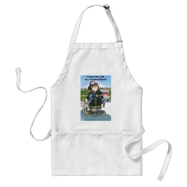 Firefighter BBQ Apron (Front)