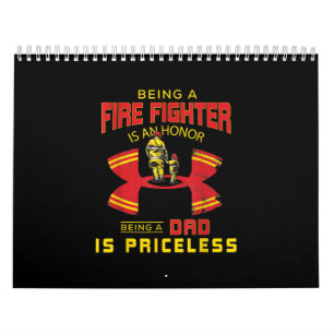 Firefighter - Being A Firefighter Dad Calendar