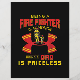 Firefighter - Being A Firefighter Dad Flyer