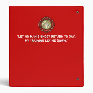 FIREFIGHTER BINDER