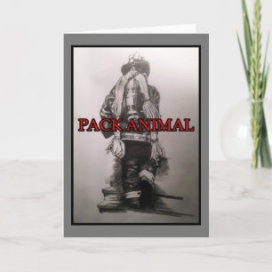 Firefighter Blank Card