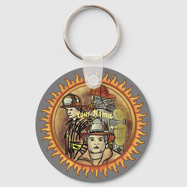 Firefighter Brotherhood firefighter Keychain (Front)