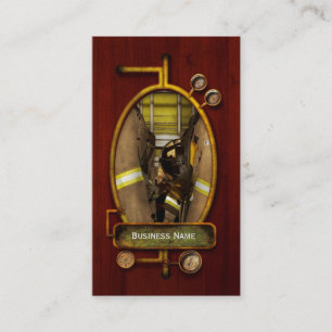 Firefighter - Bunker Gear Business Card
