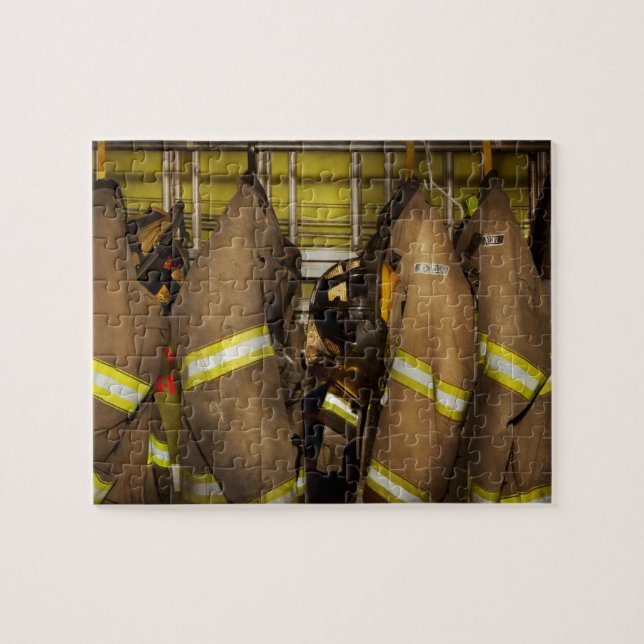 Firefighter - Bunker Gear Jigsaw Puzzle (Horizontal)