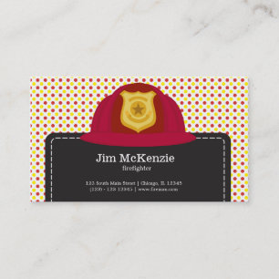 Firefighter Business Card