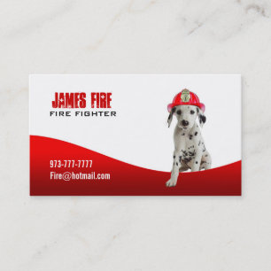 Firefighter Business cards
