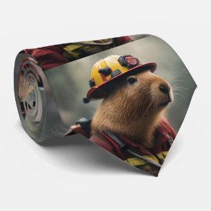 Firefighter Capybara, Tie