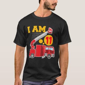 Firefighter Car Birthday Im vintage T-Shirt
