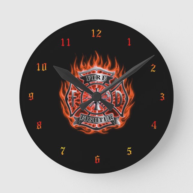 Firefighter clock (Front)