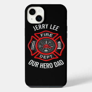 Firefighter Custom Text Name Personalized iPhone 14 Plus Case