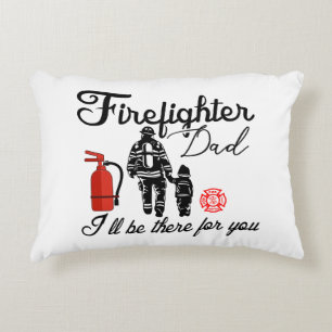 Firefighter Dad   Father's Day Gifts Accent Pillow