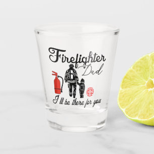 Firefighter Dad Father's Day Gifts Shot Glass