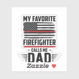 Firefighter Dad Flag Vintage Engraving Design_1