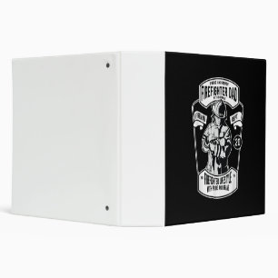 Firefighter Dad With Courage Lifestyle With Pride Binder