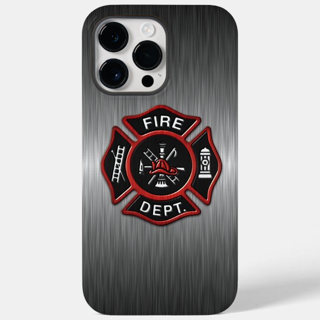 Firefighter Deluxe Case-Mate iPhone Case (Back)