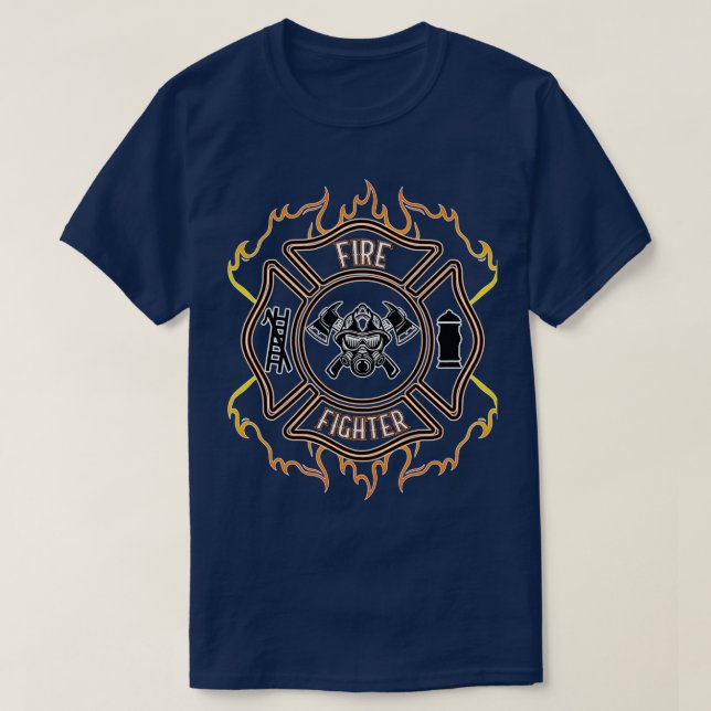 FireFighter Design Drucifer76 T-Shirt (Design Front)