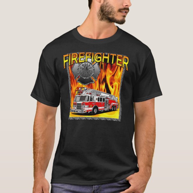 FIREFIGHTER  DESIGN T-Shirt (Front)