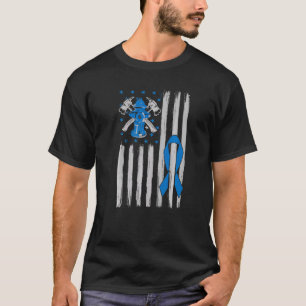 Firefighter Diabetes Awareness Diabetes Type 1 T-Shirt