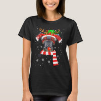 Firefighter Elf Reindeer Face Christmas Firefighte