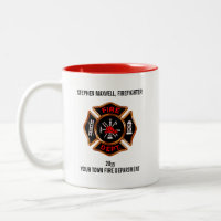 Firefighter Emblem Name and Department