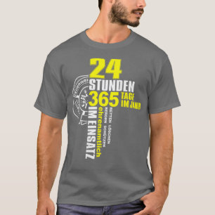 Firefighter Emergency Call 112 Emergency Service D T-Shirt