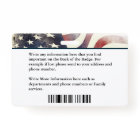 Firefighter Employee Photo Name ID Card Custom