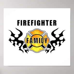 Firefighter Family Poster