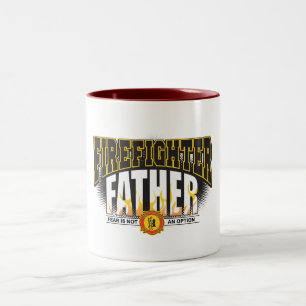 Firefighter Father Two-Tone Coffee Mug