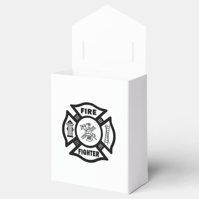 Firefighter Favor Box (Opened)