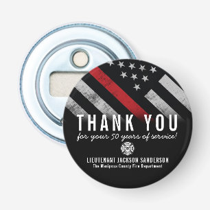 Firefighter Fire Department Retirement Party Bottle Opener