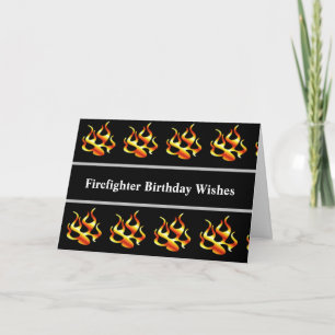 Firefighter Fire Dept    Card