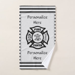 Firefighter Fire Rescue     Bath Towel